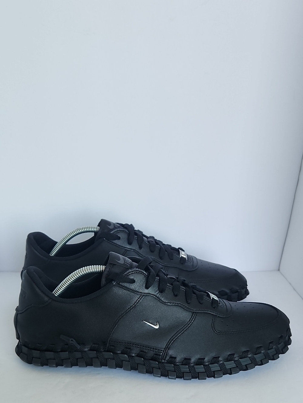 Nike Black Leather (Rare) Jacquemus Casual Sneakers